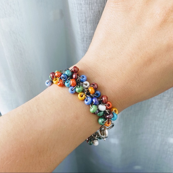 Beaded multicolour bracelet - Picture 2 of 5